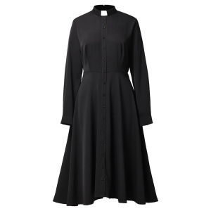 Rows Buttons Dress